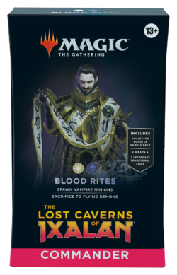 Image of one of the Lost Caverns of Ixalan Commander Decks