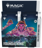 Picture of a box of Magic: Foundations Collectors boosters